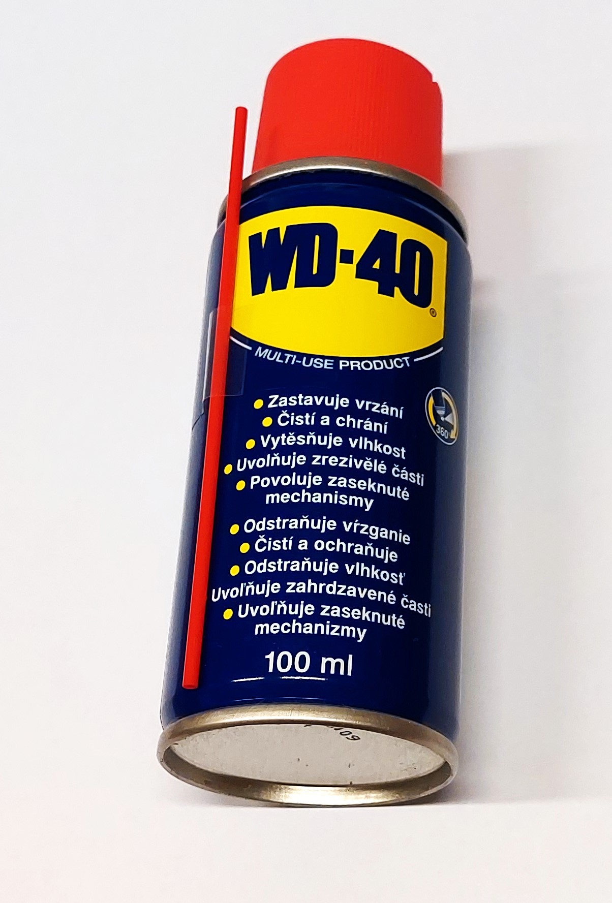 WD-40 100ml, WD 40, mazivo, spray, mazací olej